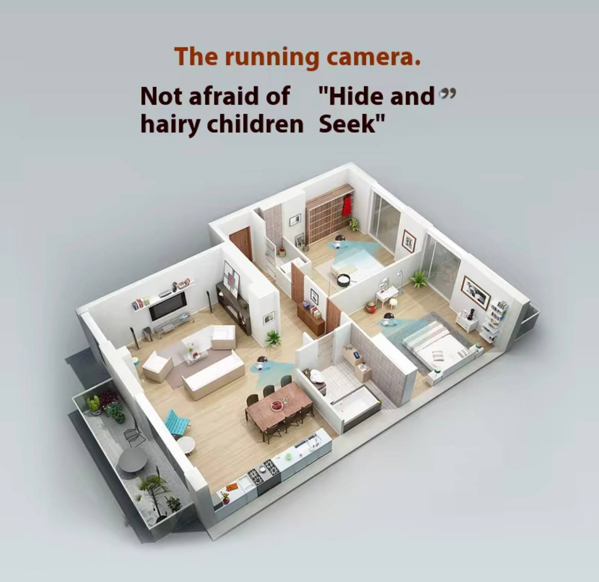 TOP ROBOT Camera – 360° Home or pet .