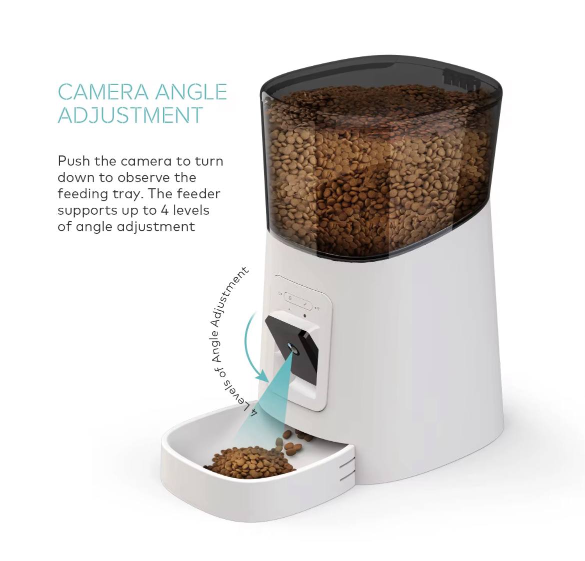 Very Smart Pet Feeder with HD Camera, App Control – Feed, Watch, and Talk to Your Pet Anytime