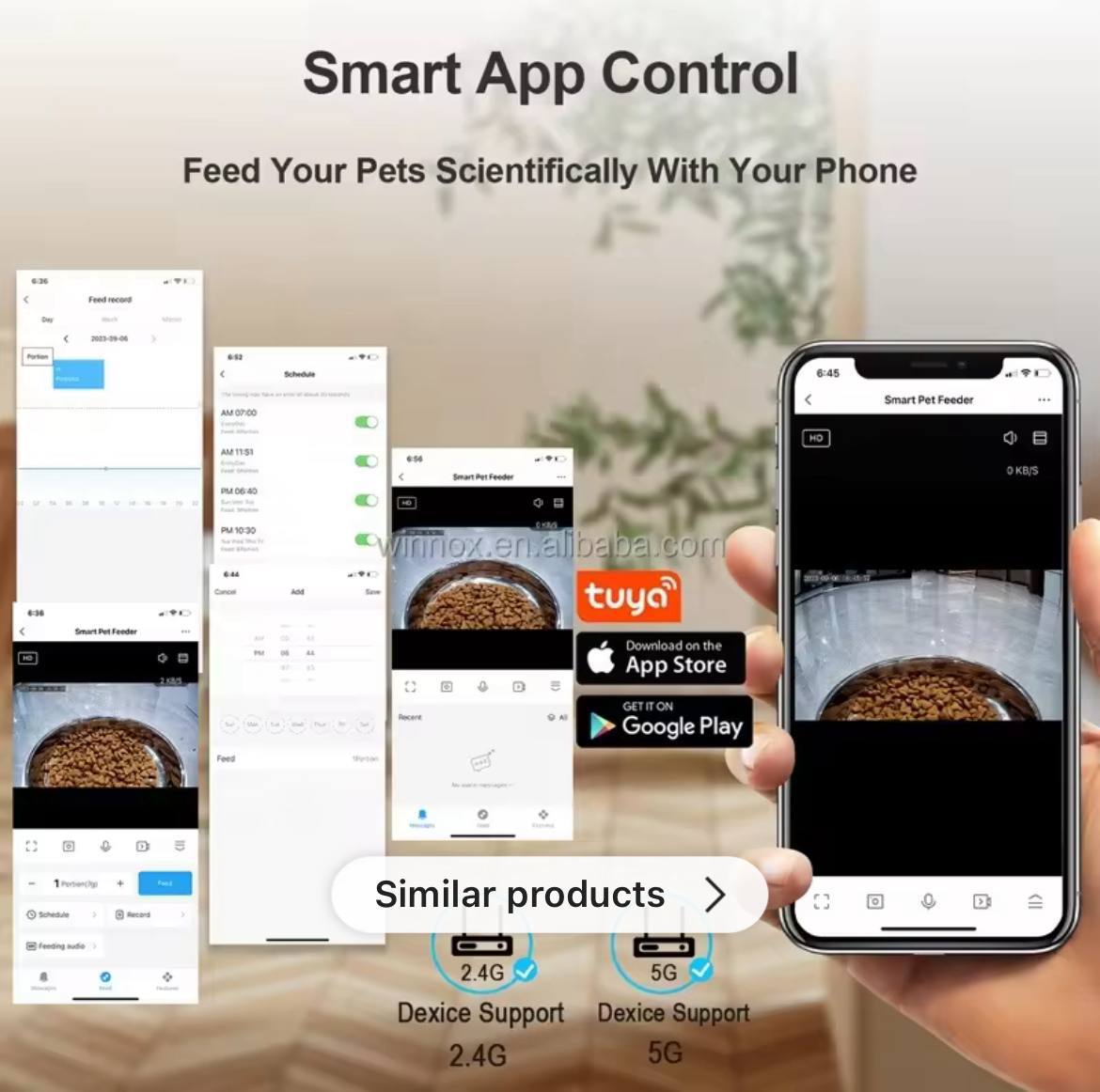 Very Smart Pet Feeder with HD Camera, App Control – Feed, Watch, and Talk to Your Pet Anytime
