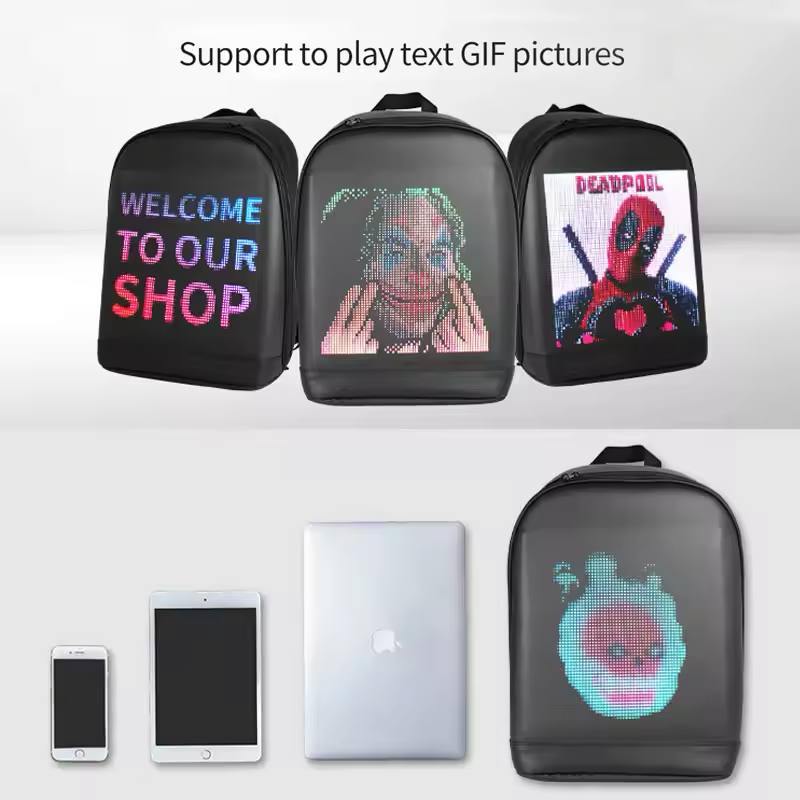 School bag its dream of the kids!LED Display Backpack