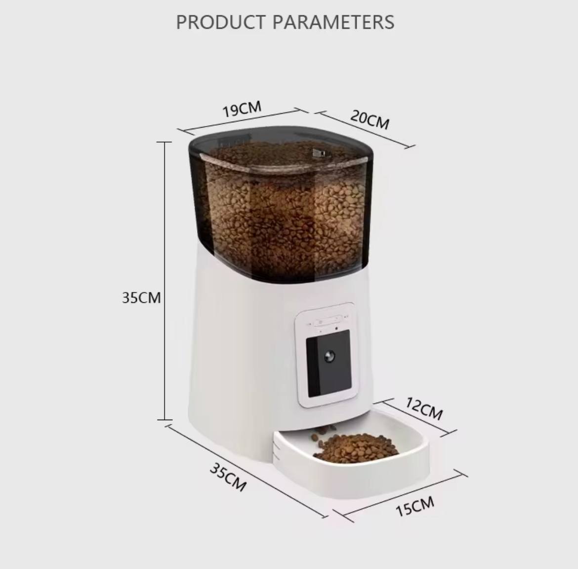 Very Smart Pet Feeder with HD Camera, App Control – Feed, Watch, and Talk to Your Pet Anytime