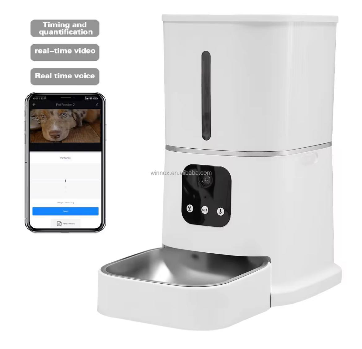 Very Smart Pet Feeder with HD Camera, App Control – Feed, Watch, and Talk to Your Pet Anytime